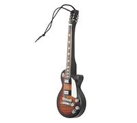 KIMISS Modelo de Guitarra en Miniatura: Réplica Decorativa de Madera para Estante de Exhibición, Regalo de Instrumento Musical Coleccionable