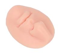 KIMISS Modelo de Nariz de Silicona Elástica Suave de 3 Piezas con Boca para Práctica y Exhibición de Piercings, Ideal para Perforadores Principiantes y Estudiantes de Medicina (Piel clara)
