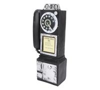 KIMISS Modelo de Teléfono Decorativo, Clásico de Moda, Decoración Vintage, Bar, Teléfono, Teléfonos Fijos Giratorios de Resina para el Hogar, Teléfono de Estilo Antiguo, Exquisitos