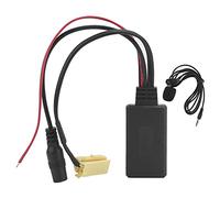 KIMISS Módulo Adaptador Bluetooth para automóvil Bluetooth 5.0 o Cable de Radio Auxiliar estéreo Interfaz de música Adaptador de Radio con micrófono Cable de 59.1 Pulgadas Apto para Ducato 2011