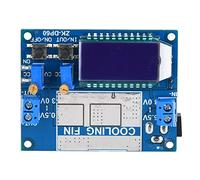 KIMISS Módulo Convertidor Boost Ajustable DC-DC 5.5-30V a 0., con Pantalla LCD Salida 4A, Protección contra Sobrecorriente y Sobretemperatura, Fácil Ajuste de Voltaje