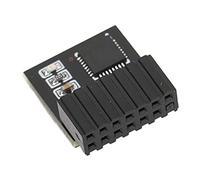 KIMISS Módulo Tpm 2,0, Seguridad de Cifrado Tpm 14 Pin 14Pin SPI Tarjeta Remota para Placa Base