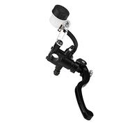 KIMISS Motocicleta 7/8" Manillar de las Palancas de Freno/Embrague con Fepósito Hidráulico del Vilindro Maestro(Derecha)