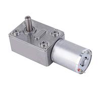 KIMISS Motor de Engranaje Helicoidal de Alto par Motor de Reducción de Velocidad de CC Tipo Micro de Engranaje Helicoidal de Torsión Grande 24 V Alto Rendimiento (24V, 6RPM)