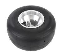 KIMISS Neumático 10x4.50-5 con llanta para ATV, UTV y kart, 4PR sin cámara, antideslizante y resistente a pinchazos, ideal para cortacésped y vehículos todo terreno