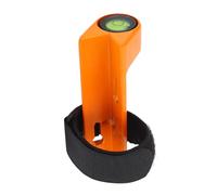 KIMISS Nivel de Varilla de Grado ajustable: Burbuja Horizontal Portátil para Regla de Torre, Instrumento de Medición de ángulo Recto de 90 Grados, Construcción de Aleación de Aluminio, Color Naranja