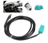 KIMISS O Cable Adaptador de Entrada-Duokon Cable Adaptador de Entrada AUX Cable de Audio Jack de 3,5 mm Apto para Espace Twingo