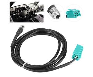 KIMISS O Cable Adaptador de Entrada-Duokon Cable Adaptador de Entrada AUX Cable de Audio Jack de 3,5 mm Apto para Espace Twingo