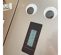 KIMISS Ojos Saltones Autoadhesivos, Accesorios Artesanales de Resina para Decoración Divertida del Hogar, 2 uds. (blanco negro #11)