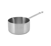 KIMISS Olla Calentadora de Mantequilla de Acero Inoxidable, Olla de Leche de Fondo Plano con Boquillas Dobles para Verter Fácilmente, Ideal para Derretir Chocolate, Queso y Calentar Leche (350ML)