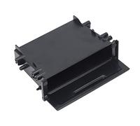 KIMISS Caja de Almacenamiento para Radio de Coche 1DIN, Kit de Bolsillo de Repuesto para CD Y Radio Estéreo, Organizador Interior de Múltiples Aplicaciones, Organizador Interior Negro Universal ABS
