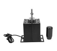 KIMISS Palanca de Cambios Simuladora USB para Juegos de Carreras, Palanca de Cambios H con Agarre de Fibra de Carbono para Volante y T300RS GT