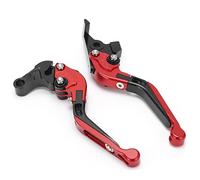 KIMISS Palanca de Embrague de Freno Ajustable para Piezas de Repuesto de Motocicleta Tenere 700 2019-2021 - Palancas de Aleación de Aluminio CNC de Alta Durabilidad (rojo)