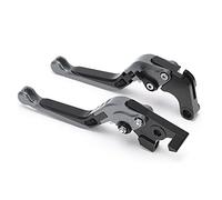 KIMISS Palanca de Embrague de Freno Ajustable para Piezas de Repuesto de Motocicleta Tenere 700 2019-2021 - Palancas de Aleación de Aluminio CNC de Alta Durabilidad (GREY)