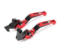 KIMISS Palancas de Embrague de Freno Ajustables para XJ6 DIVERSION 2009-2015 - Reemplazo de Aleación de Aluminio CNC - Manijas de Embrague de Alto Rendimiento (rojo)