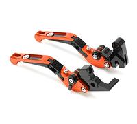 KIMISS Palancas de Embrague de Freno Ajustables para XJ6 DIVERSION 2009-2015 - Reemplazo de Aleación de Aluminio CNC - Manijas de Embrague de Alto Rendimiento (ORANGE)