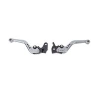 KIMISS Palancas de Freno Cortas Ajustables para YFZ 350 Banshee 2002-2008, Compatibles con Modelos YFM, Aleación de Aluminio Anodizado Premium (GREY)