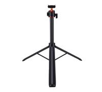 KIMISS Palo Selfie Trípode Portátil para Cámara, Soporte Extensible de 140 Cm con Base Plegable y Rótula Giratoria 360 Grados for Viajes y Grabación