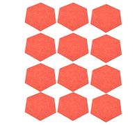 KIMISS Panel de Absorción Acústica de Alta Densidad, Juego de Espuma de Insonorización de Aislamiento Acústico Hexagonal para el Hogar (PINK)