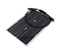 KIMISS Panel Solar Flexible de 20 W 18 V, Placa de Carga de Energía Eólica Monocristalina para Cámara de Seguridad de Batería de 12 V de Carga de Aplicación Fuera de la Red Marina RV Cabina Van