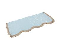 KIMISS Paño a Prueba de Polvo para Piano de 88 Teclas, Cubierta de Teclado de Terciopelo Dorado con Decoración de Borlas para una Máxima Protección (BLUE)