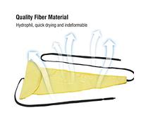KIMISS Paño de Limpieza para Saxofón y Hisopo para Clarinete para Limpieza Interior del Tubo, Fibra Duradera y Resistente Al Desgarro (YELLOW)