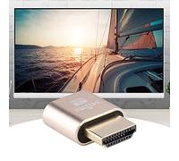 KIMISS Pantalla Falsa Emulador Pantalla Plata Abs Tarjeta Gráfica Parodia Hdmi Carga Falsa Vga Camuflaje Analógico Pantalla de Bloqueo HD Pantalla Virtual