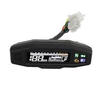 KIMISS Pantalla LCD de Velocímetro con Indicador de para Carreras de Motocicletas - Medidor LED Universal de 12 V para una Medición Precisa de la Velocidad y el Nivel de