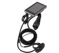 KIMISS Pantalla LCD para Bicicleta Eléctrica, Velocímetro GD06 para Bicicletas Eléctricas de 36 V y 48 V, Interfaz Ajustable, Uso Multifunción, Fácil para Entusiastas del Ciclismo