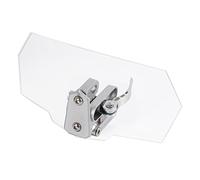 KIMISS Pantalla ra universal para moto, ajustable y transparente, protege del viento y mejora la aerodinámica, compatible con la mayoría de modelos