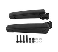 KIMISS Par de asas de asiento ajustables para coche, resistente a los golpes, esponja de poliuretano, color negro, universal para automóviles y camiones