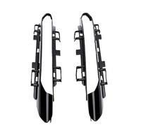 KIMISS Par de Embellecedores de Marco de Luz Antiniebla OEM 2218850774 Aptos para Clase S W221 2010-2013 (Negro Brillante)
