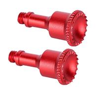 KIMISS Par de Palanca de Mando a Distancia de Aleación de Aluminio para AIR 2 - Accesorios Ligeros para Drones para un Control Mejorado (rojo)