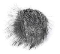 KIMISS Parabrisas de Micrófono Universal para Cámara - Funda de Piel Artificial Adecuada para SG107, SG108, VideoMic Pro y Otros (Segunda generación Resistente al Viento y sin #01)