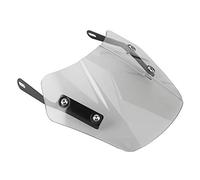 KIMISS Parabrisas Universal para Motocicleta con Soporte de Montaje para 5-7 Pulgadas, Se Adapta a, Mejora la Comodidad y Seguridad de Conducción (GRAY)