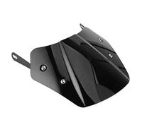 KIMISS Parabrisas Universal para Motocicleta con Soporte de Montaje para 5-7 Pulgadas, Se Adapta a, Mejora la Comodidad y Seguridad de Conducción (BLACK)