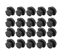 KIMISS Parachoques de Goma para Taco de Billar, Parachoques para Taco de Billar, 20 uds.