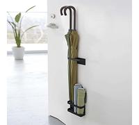 KIMISS Paragüero Magnético Magnético, sin Soporte de Pared para Paraguas, Soporte para Paraguas Negro, Soporte para Paraguas Montado en la Pared, Altura del Estante para Pasillo del