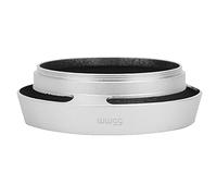 KIMISS Parasol para Lente Cámara con Sombra Biselada Universal Aleación de Aluminio Portátil Hueco Acabado Mate Accesorio de Fotografía Profesional Plateado para Cámaras DSLR sin Espejo (55mm)