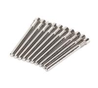 KIMISS Pasadores de Enlace de Correa de Reloj, 10 Uds., Tubo de Tornillo para Correa de Reloj, Acero, Desgaste Ligero Profesional Preciso, Pasador de Enlace de Tornillo para de (16,5 * 1,0 M1.2)