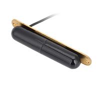 KIMISS Pastilla de Guitarra Eléctrica Alnico V Lipstick Tube, Pastilla de Bobina única, Fácil de Instalar y Portátil, Compatible con Guitarras Eléctricas (BLACK)