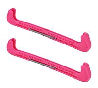 KIMISS Patín Ajustable de 2 Uds, Hoja de Cuchillo de Hielo, Figura Protectora, Protectores de Patines, Cubierta de Zapatos, Cubiertas de Cuchillas, Protector Rosa (Rosa)