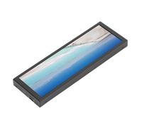 KIMISS PC Box/Cover Pantalla Secundaria 7.9in IPS TFT LCD Monitor de Temperatura para 4B - 60Hz Capacitive Bar LCD Pantalla con Dureza de 6 H (Sin WiFi)