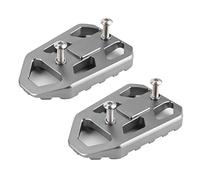 KIMISS Pedal de Motocicleta,1 Par De ReposapiéS Seguridad Pedal para Aumentar la Base para Motocicleta Pedales Placas Pie AleacióN Aluminio CNC Aptos Dl650 Dl1000 V - Strom 650Xt / 1000Xt(Titanio)