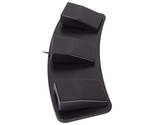 KIMISS Pedal Triple USB, Control Ergonómico Multifunción Programable para Juegos de PC y Escritura (#2)