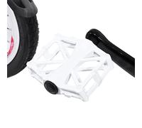 KIMISS Pedales Pedal Verde Velo Aleación de Aluminio 1 par de Pedales de Bicicleta de Aluminio Duraderos Antideslizantes para Bicicleta de Carretera (Verde) (Blanco)