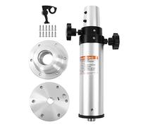 KIMISS Pedestal de Mesa Ajustable, Pata de Mesa Desmontable 430-745mm Altura Ajustable 3 Secciones Aleación de Aluminio para RV Caravana Autocaravana