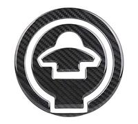 KIMISS Pegatina decorativa de fibra de carbono para, adhesivo para parrilla y emblemas de coche, diseño premium, vinilo autoadhesivo para personalización