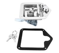 KIMISS Pestillo T con en Acero Inoxidable para Caja de Herramientas, Cerradura de Remolque Plegable para Camiones y Caravanas