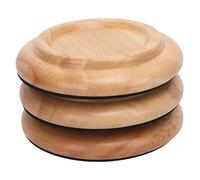 KIMISS Piano Caster Cups, Protectores de Piso sin Deslizamiento de Madera para Pianos Verticales, Almohadillas Insonorizadas